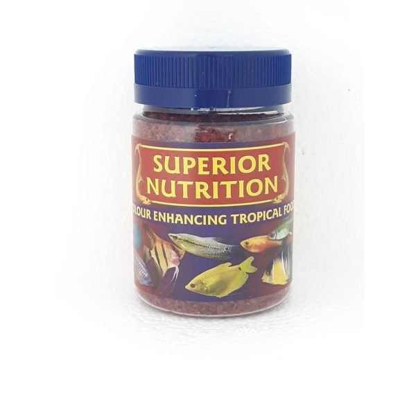 SUPERIOR NUTRITION COLOUR ENHANCING TROPICAL FISH FOOD 80G 1