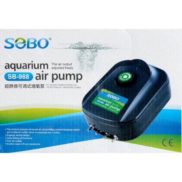 aquarium air pump 4x 4lmin scaled 1