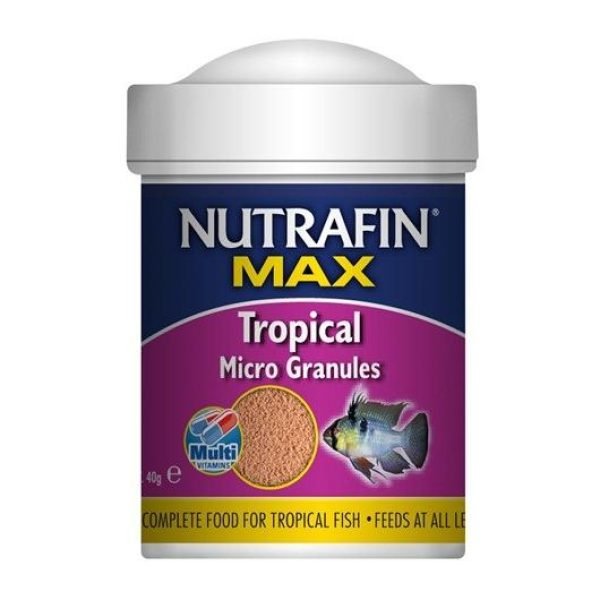 nutrafin max small tropical fish micro granules 40 g