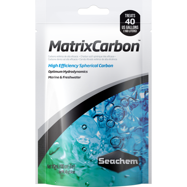 seachem matrix carbon 100ml bagged 1