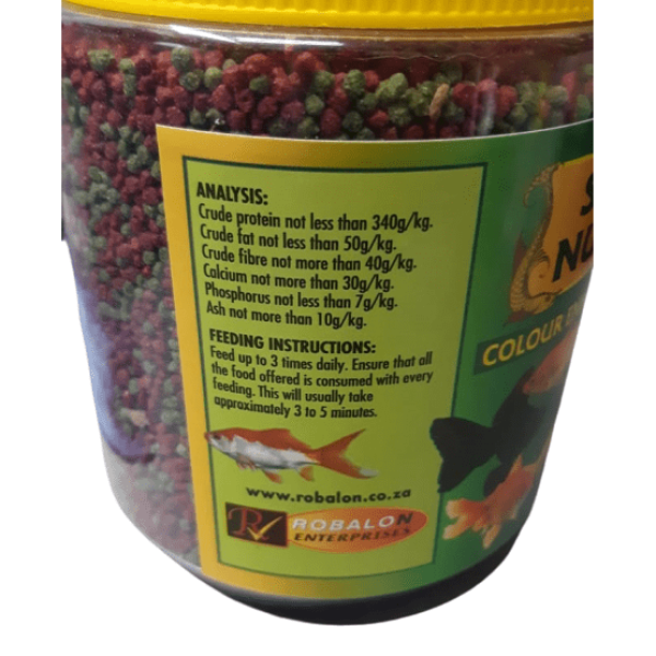 A50944 Color Enhancing Goldfish Food Label2