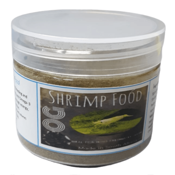 OG Shrimp Baby Shrimp Food 35g Label Front