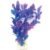 Plastic Plant Medium Tear Shape Leaf Purple 8″